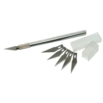 TRANSOTYPE : Scalpel en aluminium de 150 mm (Découpe)