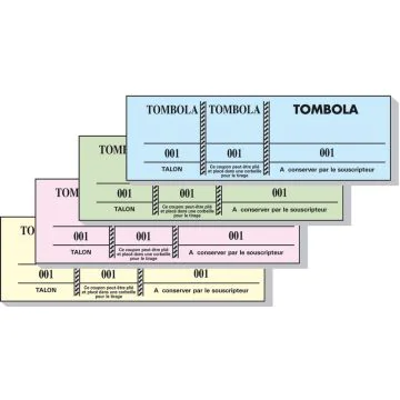TOMBOLA Carnet de Tickets 96500E Exacompta Modèle