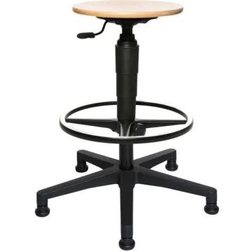 Photo Tabouret TEC 60 Bois Counter - Hêtre Nature TOPSTAR