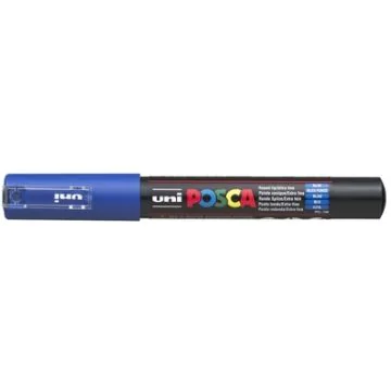 Marqueur peinture Posca PC 1MC - Bleu foncé : UNI-BALL photo