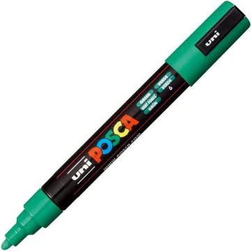 Marqueur peinture Posca PC 5M - Vert foncé : UNI-BALL photo