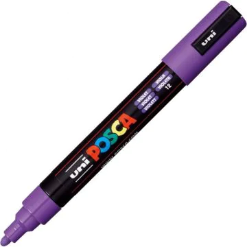 Marqueur peinture Posca PC 5M - Violet : UNI-BALL photo