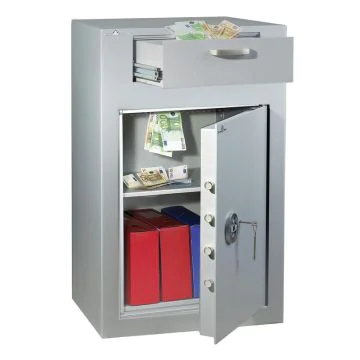 HARTMANN VULCAIN 200 Coffre fort de dépôt de fonds - Serrure à clés ouvert