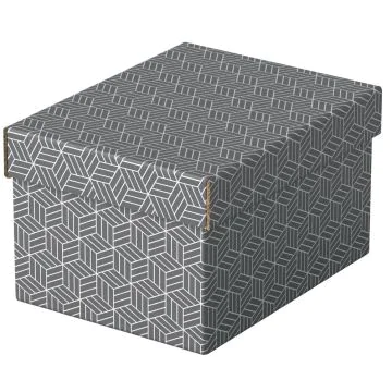 Image Boite cadeau - 200 x 255 x 150 mm - Gris ESSELTE Home S