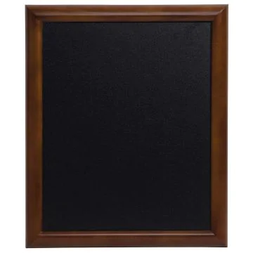 Ardoise murale - Cadre en bois couleur Marron Foncé - 600 x 800 mm SECURIT Universal Image