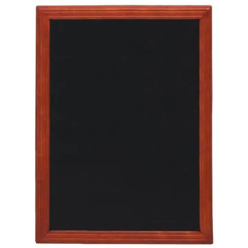 Ardoise murale - Cadre en bois couleur Acajou- 600 x 800 mm SECURIT Universal Image