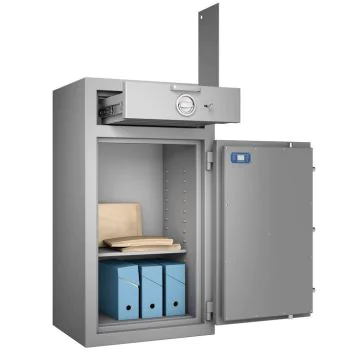 Coffre de dépôt de fonds - Classe 3 - Serrure électronique - HARTMANN Zephir Dépôt 1003