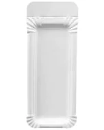 Assiettes en carton 80 x 210 mm PAP STAR Pure 11030 Lot de 250