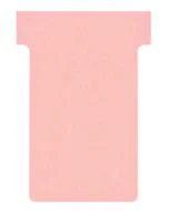 Fiches T - Indice 2 / 60 mm - Rose : NOBO Lot de 100 visuel