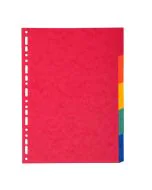 EXACOMPTA : Jeu de 5 intercalaires neutres en carte recyclée 2105E