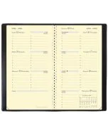 Agenda de poche 2025 - Planorizon - 88 x 170 mm QUO VADIS intérieur