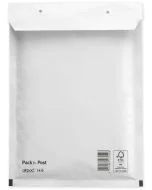 Pochettes d'expédition molletonnées - Blanc - 200 x 275 mm : MAIL MEDIA Lot de 100 Visuel