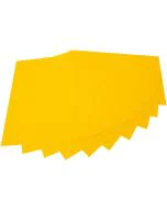 Feutrine de Bricolage - Jaune banane - 200 x 300 mm : FOLIA Lot de 10 Visuel