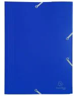 Chemise à élastiques - Bleu : EXACOMPTA Eco Visuel