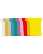 Etui de 100 Fiches T - Indice 2 / 60 mm - Assortiment EXACOMPTA
