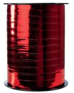 Ruban cadeau bolduc - Rouge Métallique : CLAIREFONTAINE image