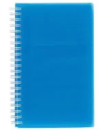 Reliure à spirales pour cartes de visite - 96 cartes - Assortiment EXACOMPTA Linicolor Bleu