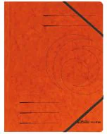Chemise à élastiques A4 - Orange : HERLITZ Easyorga Photo