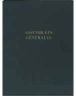 Registre - Assemblées Générales  D70 elve
