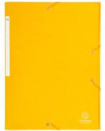 EXACOMPTA : Chemises à élastiques - Jaune 17106H