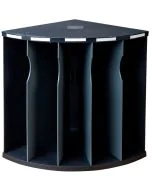 Photo Trieur d'angle - 5 compartiments - A4 - Noir/Gris EXACOMPTA ECOBlack