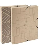 Photo Boîte de classement à élastiques et 3 rabats - Dos 25 mm EXACOMPTA Eterneco Image