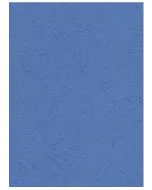 Photo Plat de couverture pour reliure A4 - Carton Grain Cuir - Bleu mat PAVO (8011148)