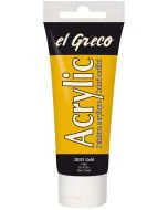 Photo Peinture acrylique EL Greco - 75 ml - Or KREUL  tube