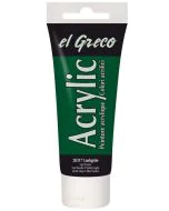 Peinture acrylique EL Greco - 75 ml - Vert feuillage C. KREUL  tube