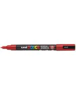 Marqueur Peinture Posca PC 3M - Pointe conique fine - Rouge UNI-BALL image