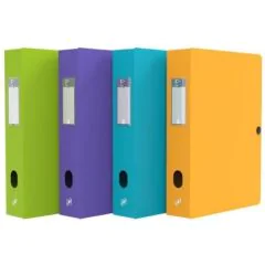 Boite de classement Memphis avec bouton - 60 mm - Assortiment : OXFORD Photo