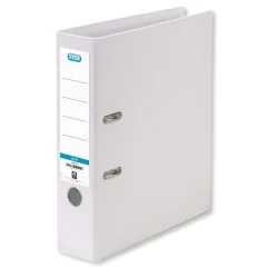 Classeur à levier en PP - Dos 80 mm - Blanc : ELBA Smart Pro+ Image
