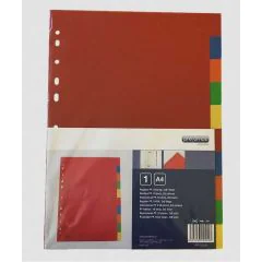 Photo Jeu de 10 Intercalaires neutres en plastique - A4 PRO OFFICE