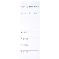 COGIR  11891 : Lot de blocs BRASSERIE Autocopiant Dupli - 260 x 95 mm (Restaurant)