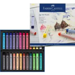 Craies pastel - 24 couleurs assorties : FABER-CASTELL Studio Quality Modèle