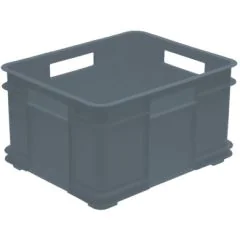 Bac de rangement Euro-Box XL - 28 litres - Gris : KEEEPER Bruno