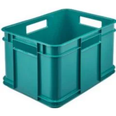 Bac de rangement Euro-Box M - 16 litres - Bleu ciel : KEEEPER Bruno Eco