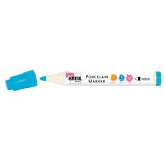Marqueur pour Porcelaine  2-4 mm - Bleu Clair KREUL 16320 Feutre