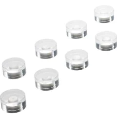 Photo Lot de 8 Aimants pour tableau magnétique en verre - 20 mm : MAGNETOPLAN 1680020