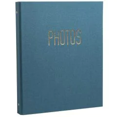Album photos Classeur - 320 x 260 x 40 mm - Bleu Canard : EXACOMPTA OFFICEBY