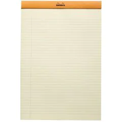 Photo OXFORD bloc-notes Notepad A4 papier jaune - 100100101