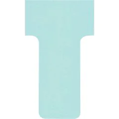 Fiches T - Indice 1 / 28 mm - Bleu : NOBO Lot de 100 Visuel
