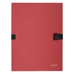 EXACOMPTA : Chemises à clip - Rouge 21509E
