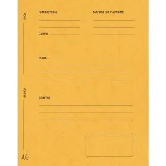 220109E Dossier de plaidoiries Exacompta Avocat Jaune
