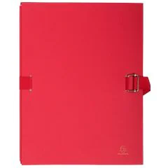 EXACOMPTA  Chemises avec rabat à sangle - Rouge 223275E