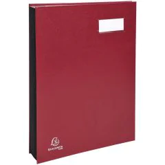 Parapheur Signature Direction - 12 compartiments - Bordeaux EXACOMPTA