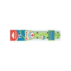 Règle plate incassable en plastique - 150 mm : MAPED Flex (244060)