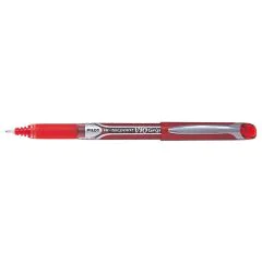 Stylo roller à encre infalsifiable - Rouge : PILOT Hi-Tecpoint V10 Grip Visuel