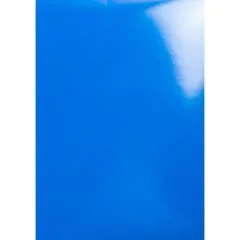 Lot de 100 couvertures pour reliure - Bristol laqué - Bleu EXACOMPTA Chromolux Image