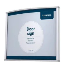 Plaque de Porte - 150 x 120 mm - Argent : EUROPEL image